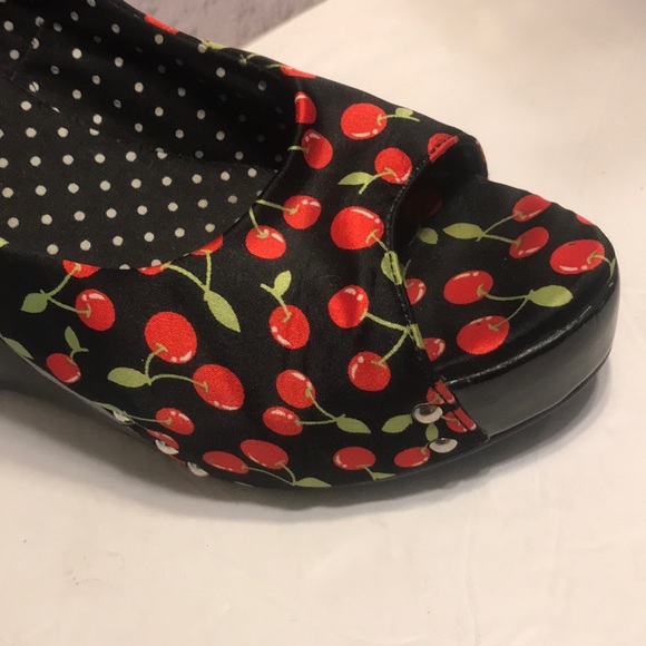 Penthouse Black and Red Cherry Pinup Platforms - Picture 6 of 14